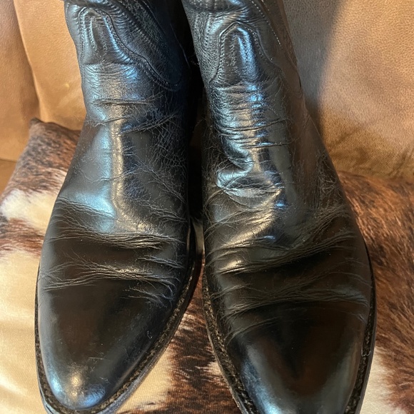 LUCCHESSE BAKER MEN\'S BOOTS- Black Size 9-10-**FREE SHIPPING main image 9